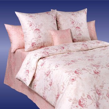 Амели розовый - комплект постельного белья